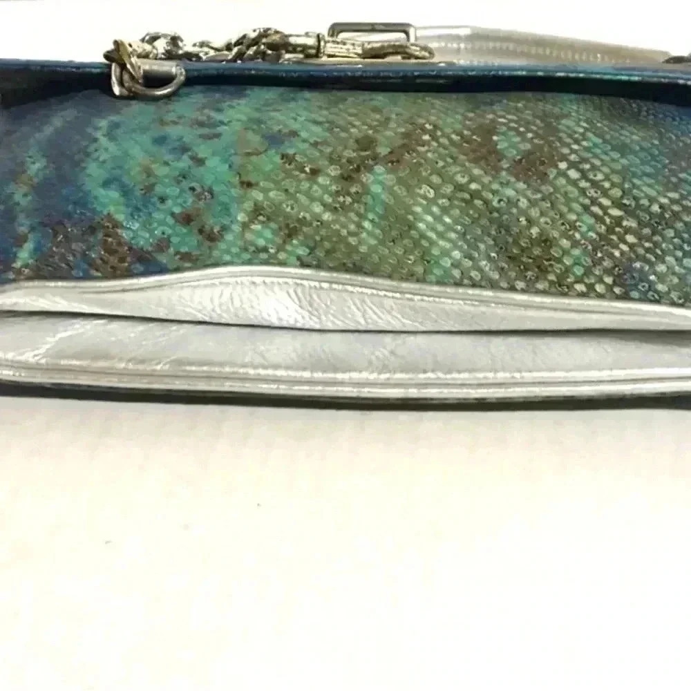 Michael kors Capra snakeskin shoulder handbag - Picture 3 of 9